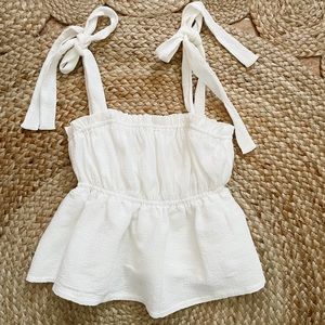 NWOT Atalie Boutique Peplum Tank Top